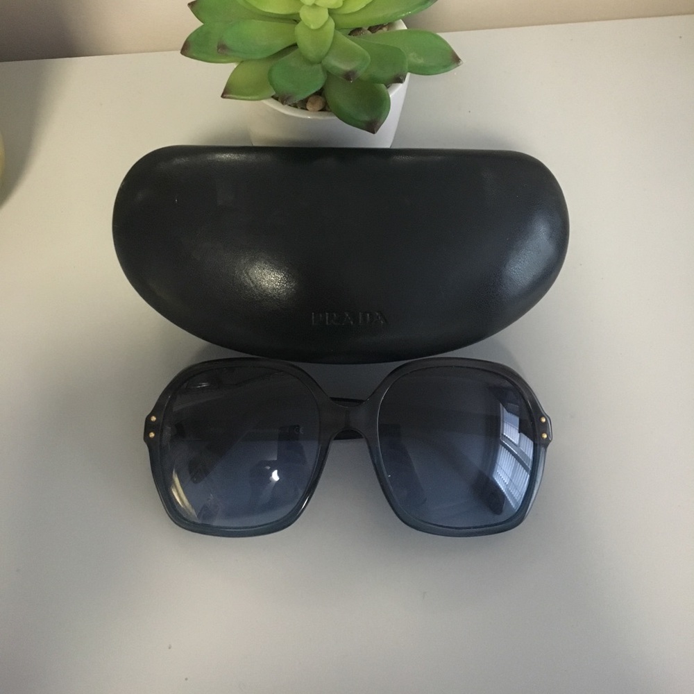 Oversized Prada sunglasses